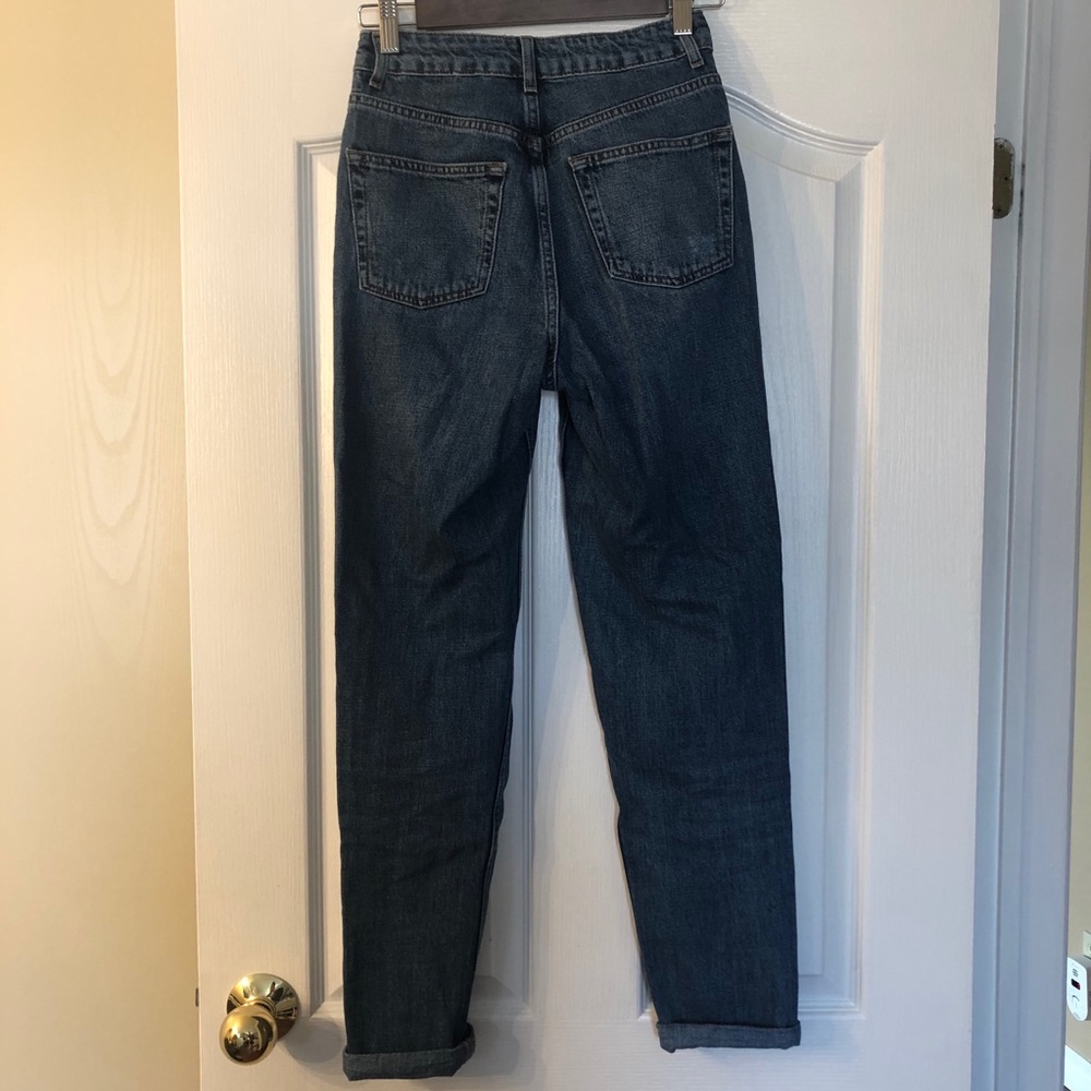 Topshop Ripped Mom Jeans - Picture 4 of 5